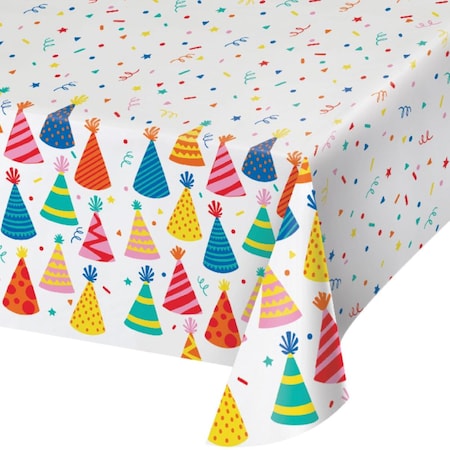 Creative Converting Hats Off Birthday Hats Paper Tablecloths, 6PK 372506
